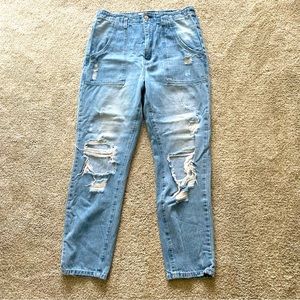 Vervet boutique brand baggy ripped jeans